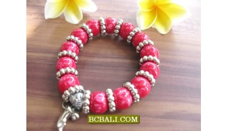 Beads Stone Bracelets Stretch Charms Package 